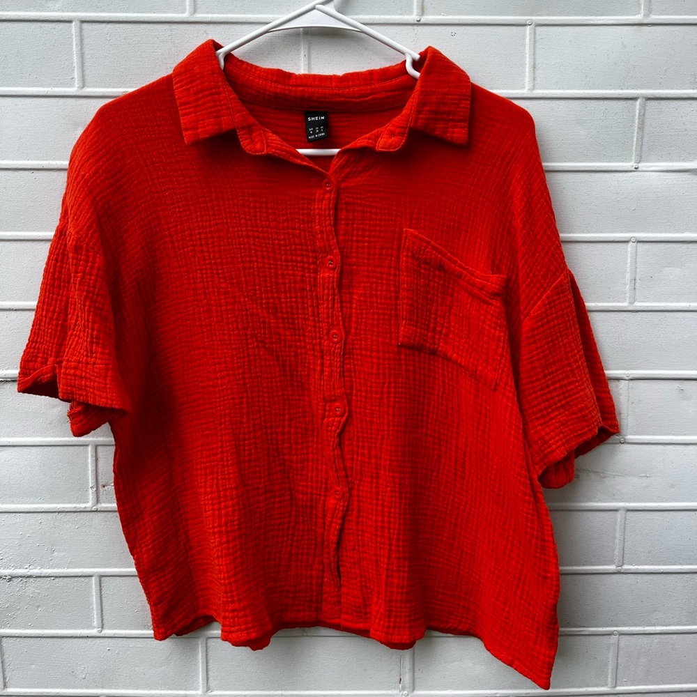 Button down summer top